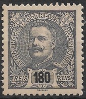 Portugal – 1898 King Carlos 180 Réis - Unused Stamps
