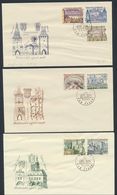 Tschechoslowakei CSSR 1965: Historic Towns & Rose Of Terecin (Theresienstadt) Michel-Nr.1508-14  FDC (Katalog 1.50 Euro) - Jewish