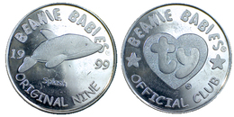 01884 GETTONE TOKEN JETON FICHA ADVERTISING TY BEANIE BABY SQUEALER TOKEN COIN 1999 - Other & Unclassified