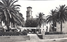 Delcampe - 681  STE MAXIME SUR MER   L'EGLISE   CPSM PF  1958  "LES PALMIERS" Hotel Restaurant - Sainte-Maxime
