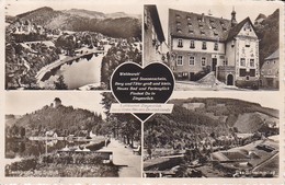 AK Ziegenrück - Mehrbildkarte - Rathaus Schwimmbad Schloß Schloßberg - 1940 (38267) - Ziegenrück