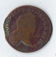 France Ludovicus XV 1720 AA, Louis XV - 1/2 Sol - 1720, Metz - 1715-1774 Lodewijk XV