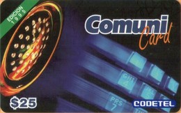 Dominicana - DMC026A, Comuni Card, Phone Booth, Edition 1995, $25, Exp.12/96, Used - Dominicana