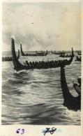 Iles Salomon, Photo-carte, Chasseurs De Têtes En Pirogue, Beau Document - Solomoneilanden