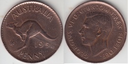 Australia 1 Penny 1951  Km#43 - Used - Penny