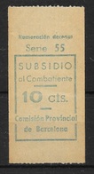 BARCELONA. EDIFIL NUM. 99* - Emisiones Nacionalistas