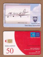 AC - TURK TELECOM PHONECARDS -  CESSNA CITATION - II 1984 CREDITS: 50 DATE: 2006 - Avions