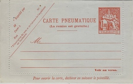 1968- Carte-lettre PNEU  V 12 - 1,60 F Papier Azuré Clair " Dimensions Maxima 155 X125 Mm "-TT B état - Pneumatic Post