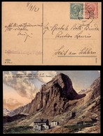 ANTICHI STATI - AUSTRIA TERRITORI ITALIANI - Collettoria Rifugio Vajolet - Cartolina (veduta Del Rifugio A Colori) Per S - Autres & Non Classés