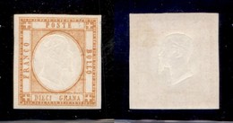 ANTICHI STATI - NAPOLI - 1861 - 10 Grana Arancio (22) - Gomma Originale - Autres & Non Classés