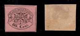 ANTICHI STATI - PONTIFICIO - 1867 - 80 Cent (20) - Gomma Originale - Freschissimo (350) - Other & Unclassified