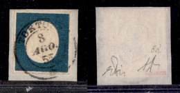 ANTICHI STATI - SARDEGNA - 1854 - 20 Cent (8d) Usato A Tortona Su Frammento - Diena (600) - Otros & Sin Clasificación