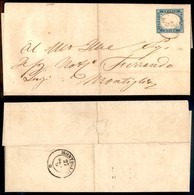 ANTICHI STATI - SARDEGNA - 20 Cent (15c-cobalto Latteo Chiaro) Su Lettera Da Torino A Montiglio Del 26.9.56 (1.200) - Sonstige & Ohne Zuordnung