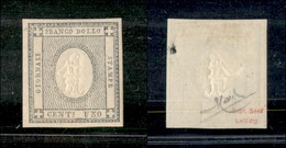 ANTICHI STATI - SARDEGNA - 1861 - 1 Cent (19b-grigio Verdastro) - Gomma Originale - Raybaudi (700) - Autres & Non Classés