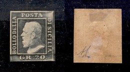 ANTICHI STATI - SICILIA - 1859 - 20 Grana (13c) - Gomma Originale - Diena (1.800) - Andere & Zonder Classificatie
