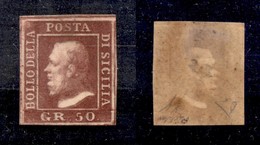 ANTICHI STATI - SICILIA - 1859 - 50 Grana (14) - Gomma Originale - Diena (1.800) - Sonstige & Ohne Zuordnung