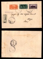 REGNO D'ITALIA - 5 Lire Montecassino (267) + Complementari (262+263) - Raccomandata Da Parabita A Lecce Del 13.9.29 - Sonstige & Ohne Zuordnung