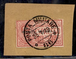 OCCUPAZIONI - VENEZIA GIULIA - 1919 - Espressi - 25 Cent (1a) Con Soprastampa Capovolta Usato Su Frammento (1.200+) - Other & Unclassified