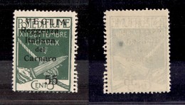 OCCUPAZIONI - VEGLIA - 1920 - 55 Cent Su 5 Cent (10l) Con Doppia Dentellatura Verticale - Gomma Integra (570) - Andere & Zonder Classificatie