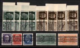 OCCUPAZIONI - ZARA - 1943 - Soprastampati (24/34 + Espressi 3/4) - Emissione Completa - Gomma Integra - Cert. AG (1.050+ - Other & Unclassified