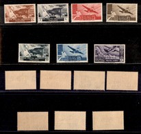 COLONIE ITALIANE - EMISSIONI GENERALI - 1933 - Cinquantenario Eritreo (15/21-Aerea) - Serie Completa - Gomma Integra - C - Autres & Non Classés