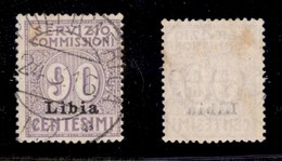 COLONIE ITALIANE - LIBIA - 1915 - Servizio Commissioni - 90 Cent (3) Usato (550) - Sonstige & Ohne Zuordnung