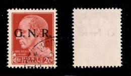 REPUBBLICA SOCIALE - GNR VERONA - 20 Cent (473) Con Punto Grosso Dopo R - Verona (Titolare) - Non Catalogato - Cert. AG - Andere & Zonder Classificatie