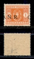 REPUBBLICA SOCIALE - GNR VERONA - 1944 - Segnatasse - 1 Lira (55d) Con G A Cavallo - Gomma Integra - Punto Grosso Dopo G - Autres & Non Classés