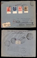 REPUBBLICA SOCIALE - PROVVISORI - Dumenza 26.2.45 - Raccomandata Per Monaco - Sonstige & Ohne Zuordnung