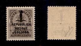 REPUBBLICA SOCIALE - PROVVISORI - 1944 - Recapito Autorizzato - Non Emessi (3A+3B) - Serie Completa - Gomma Integra - Ce - Other & Unclassified