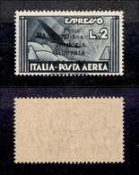 CLN - LOCALI - IMPERIA - 1945 - 2 Lire Aero Espresso (19) - Gomma Originale - Cert. AG (4.000) - Other & Unclassified