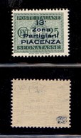 CLN - LOCALI - PIACENZA - 1945 - 25 Cent (Errani 22A) - Gomma Integra - Molto Raro - Raybaudi - Other & Unclassified