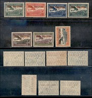 EUROPA - ALBANIA - 1929 - Posta Aerea (210/216) - Serie Completa - Gomma Originale (1.140) - Autres & Non Classés