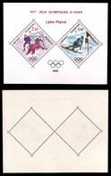 EUROPA - MONACO - 1980 - Prove - Olimpiadi Invernali Lake Placid (1419/1420) - Serie Completa In Foglietto - Gomma Integ - Other & Unclassified