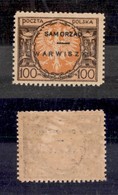 EUROPA - POLONIA - Samorzad Warwiszki - 1923 - 100 Marchi (2) - Gomma Integra - Cert. AG - Other & Unclassified