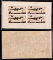 EUROPA - RUSSIA - 1937 - Foglietti - Giubileo Dell’Aviazione (Unif.BF3) - Carta Crema - Gomma Integra - Non Fresca - Sonstige & Ohne Zuordnung