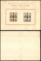 OLTREMARE - CAMBOGIA - 1960 - Foglietto Bureau Philatelique Con Due Quartine - Otros & Sin Clasificación