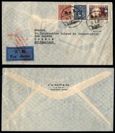 OLTREMARE - CINA - 1945 - Aerogramma Da Shanghai A Ginevra (Mich. 597+606+657) - Other & Unclassified