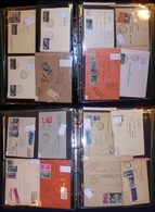 POSTA AEREA - Aerofilatelia - 1946/1984 - Collezione Di 103 Buste Del Periodo In Album Con Interessanti Presenze - Merit - Autres & Non Classés