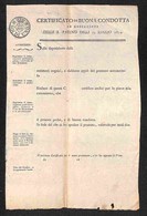 DOCUMENTI - VARIE - Certificato Di Buona Condotta (R.Patenti Del 13 Luglio 1814) - Soldi 1 - Nuovo - Sonstige & Ohne Zuordnung