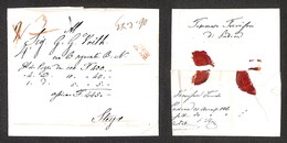 DOCUMENTI - VARIE - 1846 - Padova Steyr 25.8 - Assicurata Con Denaro - Tassata - Autres & Non Classés