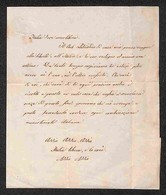 DOCUMENTI - VARIE - Risorgimento (1866) - Italia Deve Esser Libera - Scritto Patriottico Su Foglio Doppio Di Lettera Con - Sonstige & Ohne Zuordnung