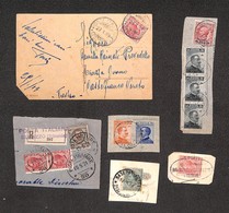 DOCUMENTI - VARIE - 1914/1921 - Posta Militare - Durazzo + Sebenico + Valona - Una Cartolina + Cinque Frammenti - Autres & Non Classés