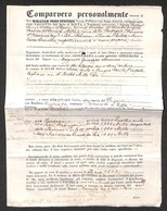 DOCUMENTI - VARIE - 1843 (29 Dicembre) - Valletta/Malta - Contratto Assicurativo Notarile Di 7.500 Scudi Relativo Alla P - Autres & Non Classés