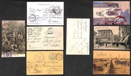 DOCUMENTI - VARIE - Navigazione - 1911/1942 - Regie Navi - Collezione Di 90 Buste E Cartoline Con Varie Affrancature E I - Andere & Zonder Classificatie