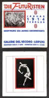 DOCUMENTI - VARIE - Germania - 1914 (1 Gennaio/15 Febbraio) - Die Futuristen - Depliant Pubblicitario Della Galleria Del - Autres & Non Classés