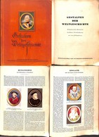 DOCUMENTI - VARIE - 1933 - Gestalten Der Weltgeschichte - Bellissimo Libro Di 111 Pagine Con Figurine Di Costumi Delle V - Autres & Non Classés