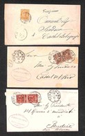 LOTTI - COLLEZIONI - REGNO - 1879/1901 - Tassignano - Insieme Di 3 Lettere Con Varietà Di Annulli - Merita Esame - Other & Unclassified