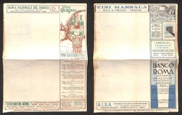 LOTTI - COLLEZIONI - REGNO - 1921 - BLP - 3 Fogli Nuovi Provenienti Dalle Buste - Tutti Con Pubblicità Diverse - Other & Unclassified