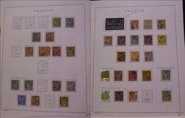 LOTTI - COLLEZIONI - FRANCIA - 1876/1900 - Allegoria - Collezioncina Di 37 Valori Su 2 Fogli King Marini - Da Esaminare - Other & Unclassified